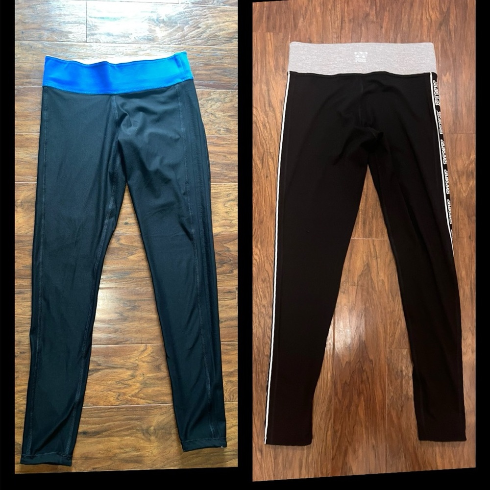 LIKE NEW Victoria’s Secret PINK Reversible Leggings - Sz Medium